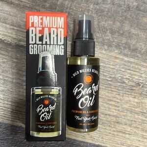 Beard grooming- beard oil